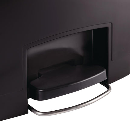Front Step Pedal Bin 50L Black | Rubbermaid Slim Jim 2