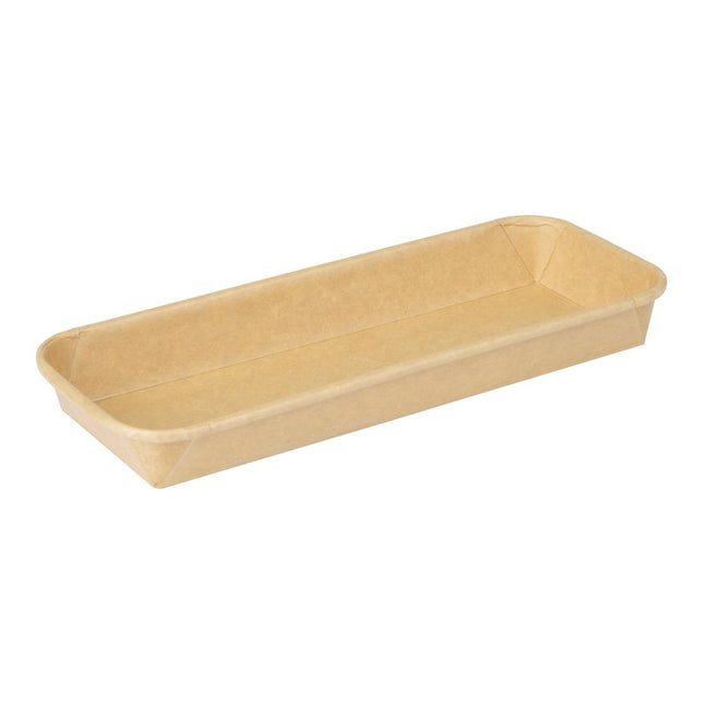 Recycleable No. 2 Sushi Tray Bases 220x90mm | Fiesta | Pack of 300