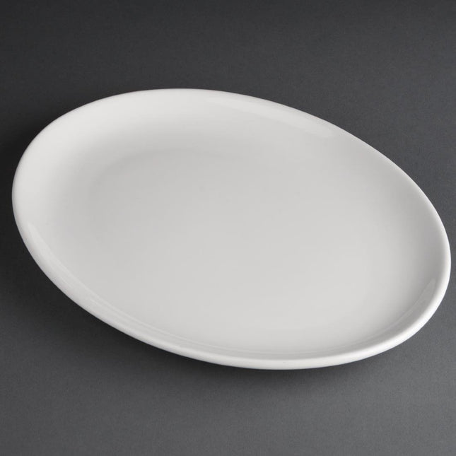 Oval Coupe Plates 25.4x19.7cm | Olympia Athena | 12 Pieces 2