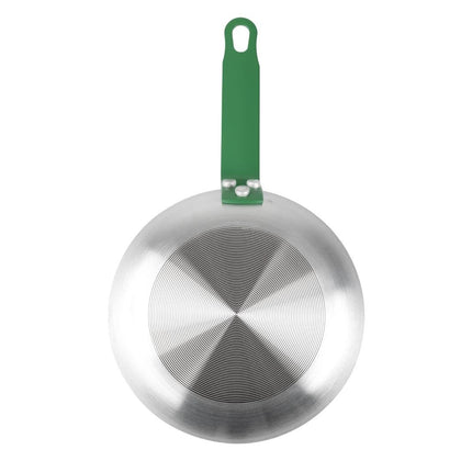 Non-Stick Frying Pan 200mm with Green Handle | Hygiplas Teflon Platinum Plus 4