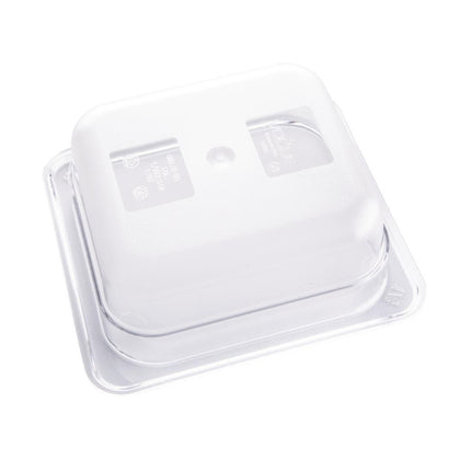 Polycarbonate Gastronorm Container Transparent 65mm | Vogue | GN 1/6 5
