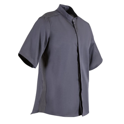 Band Collar Chef's Jacket Anthracite M | Southside 2