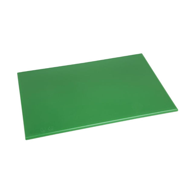 HDPE Cutting Board Green | Hygiplas | 450x300x12mm