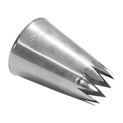 Stainless Steel Star Tip Piping Nozzle 18mm | Schneider 5