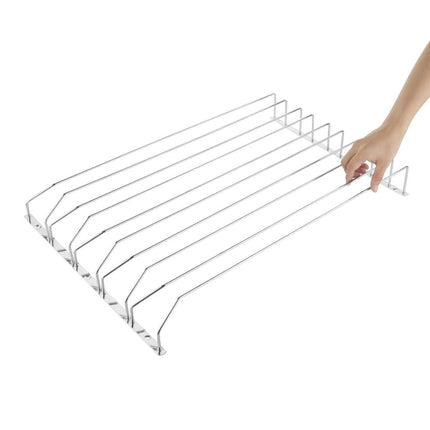 Glass Rack with 5 Slots Stainless Steel | Olympia 5