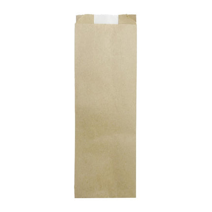 Compostable Baguette Bags with Glassine Window 300x100x60mm | Fiesta | Pack 1000 3