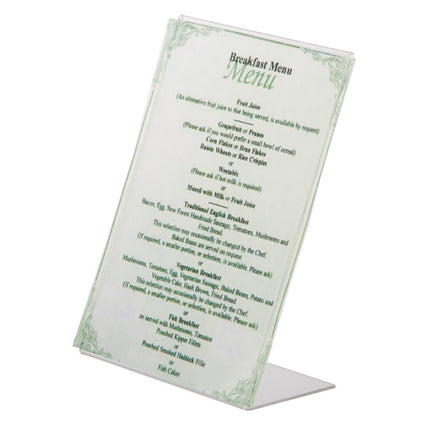 Acrylic Slanted Menu Holder A5 | Olympia 4