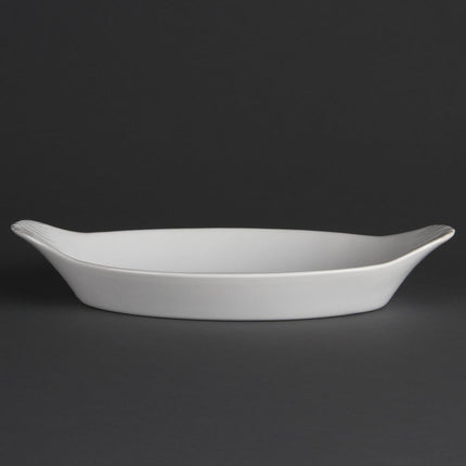 Oval Gratin Dishes 29x16.6cm | Olympia Whiteware 2