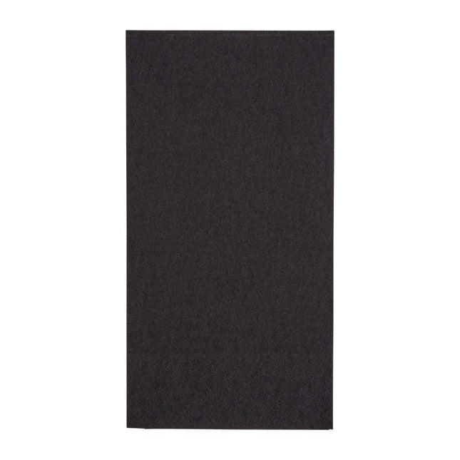 Recyclable Black Dinner Napkins 40x40cm 1/8 Fold | Fiesta