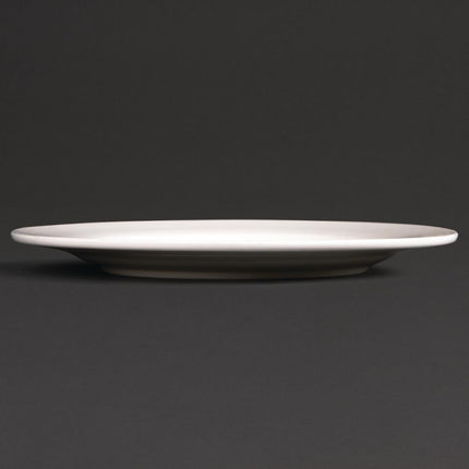 Dinner Plates with Wide Rim 20cm | Olympia Lumina 2