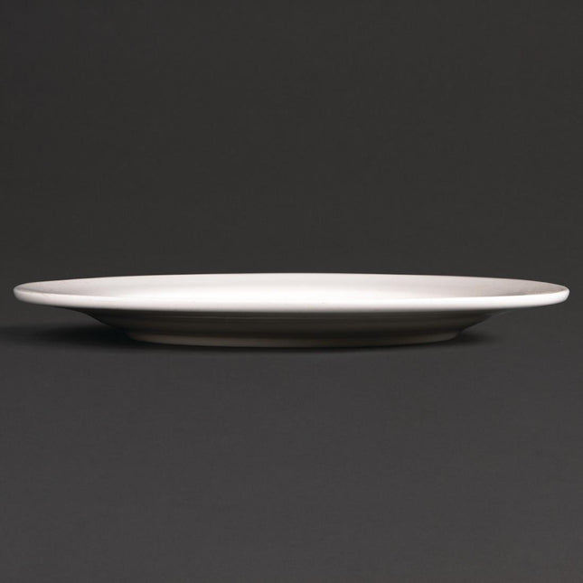Dinner Plates with Wide Rim 20cm | Olympia Lumina 2