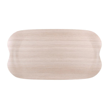 Wave Light Woodgrain Serving Tray 43x23 cm | Roltex