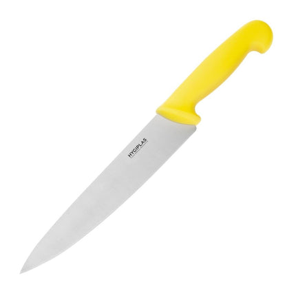 Chef's Knife 21.5cm Yellow Handle | Hygiplas