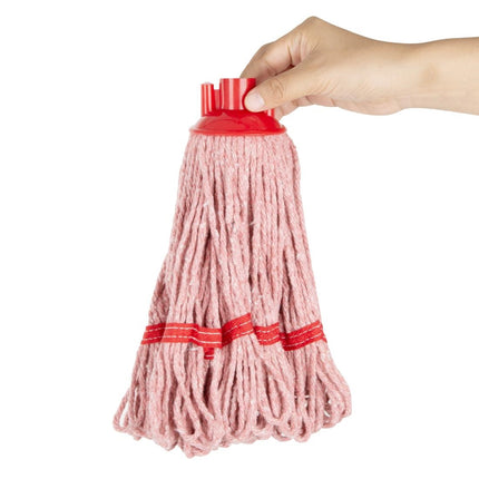 Deck Mop Head Red Stripe 200g | Jantex 3