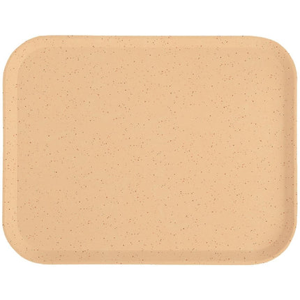 Small Versa Lite Speckled Mocha Polyester Tray | Cambro