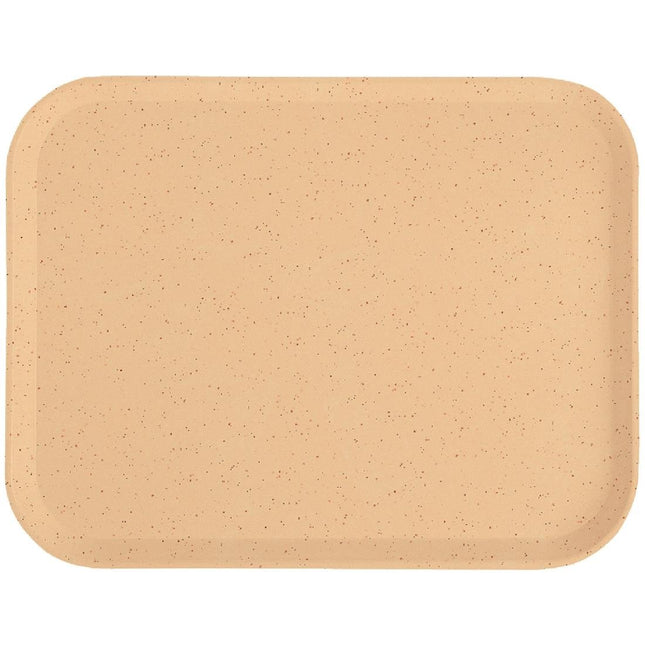 Small Versa Lite Speckled Mocha Polyester Tray | Cambro