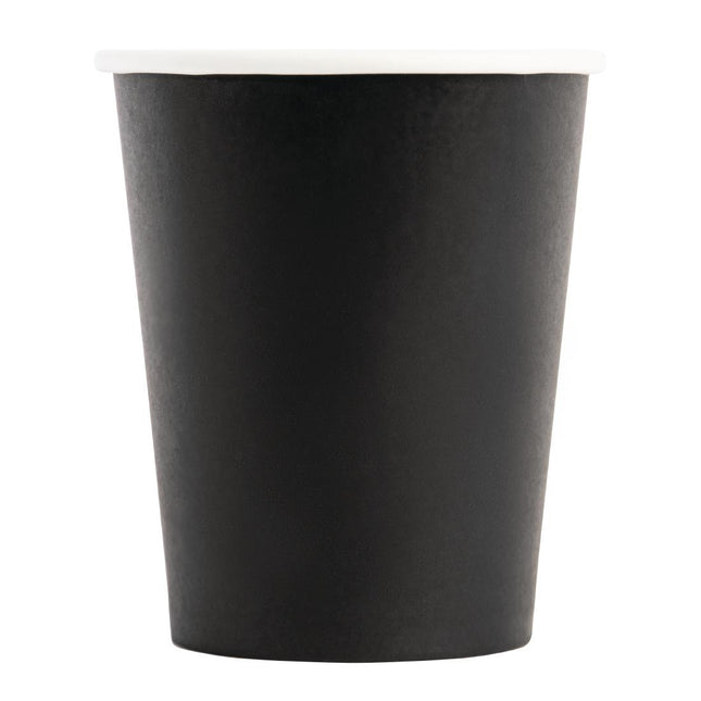 Recyclable Single-Wall Black Coffee Cups | Fiesta | 23cl 2
