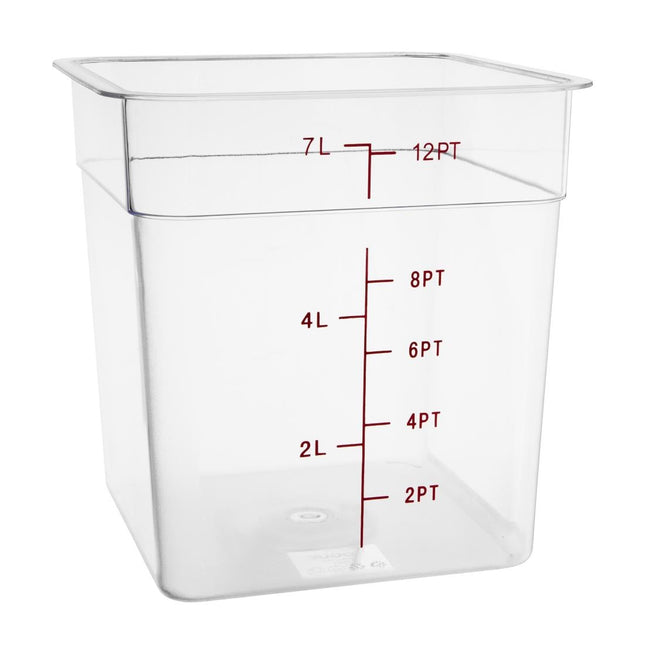Polycarbonate Square Food Container 7L | Hygiplas