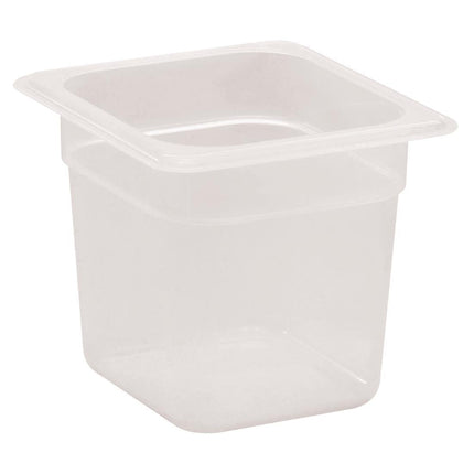 Polypropylene GN 1/6 Food Pan 15cm Deep | Cambro
