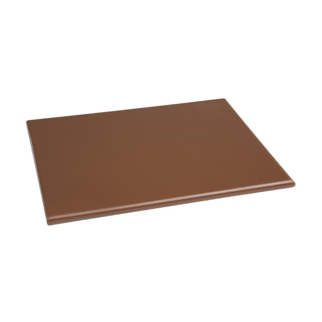 HDPE Cutting Board Brown 300x225x12mm | Hygiplas