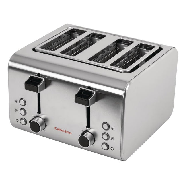 4-Slot Stainless Steel Toaster | Caterlite 2