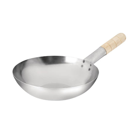Soft Steel Wok with Flat Bottom 255 mm | Vogue