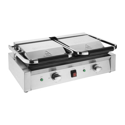 Bistro Double Contact Grill Ribbed and Flat Plates | Buffalo 3
