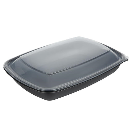 Fastpac Large Rectangular Food Container Lids | Microwave Safe 4