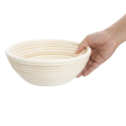 Round Rattan Proofing Basket 220x80mm | Vogue 4