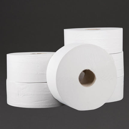 Jantex Jumbo 2-Ply Toilet Paper Rolls 300m | 6 Rolls 3