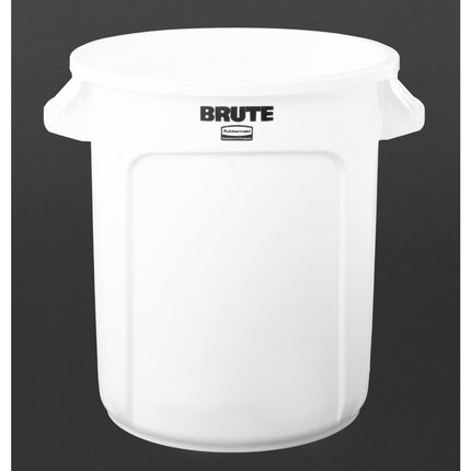 Rubbermaid Brute Round Container White 37.9L