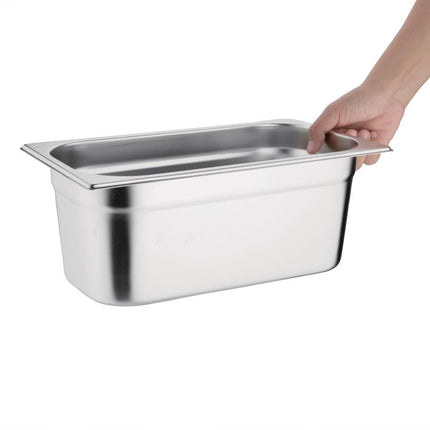 Stainless Steel GN 1/3 Container 100mm | Vogue | 325x176mm 2