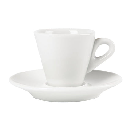 Whiteware Conical Espresso Cups 6cl | Olympia 3