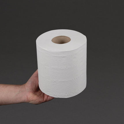 Jantex White 2-Ply Centrefeed Hand Towel Rolls 120m | 6 Rolls 2
