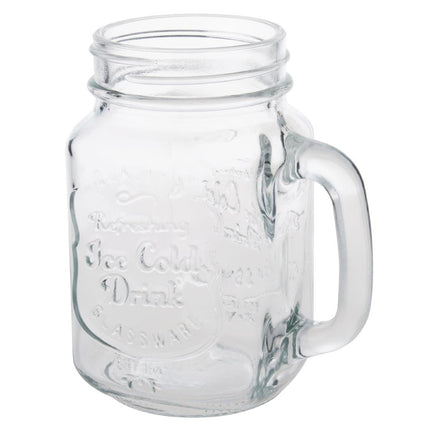 Mason Jar Drinking Glasses 450ml | Olympia | Set of 12 4