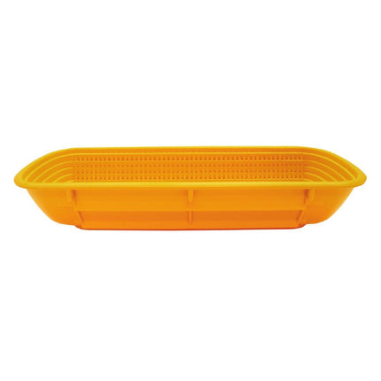 Rectangular Bread Proofing Basket 1000g Orange | Schneider