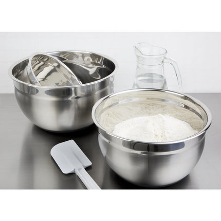 Stainless Steel Mixing Bowl with Silicone Base 8L | Vogue 3