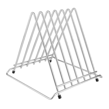 Hygiplas HDPE Colour-Coded Cutting Board Set with Rack 610x455x25mm 6