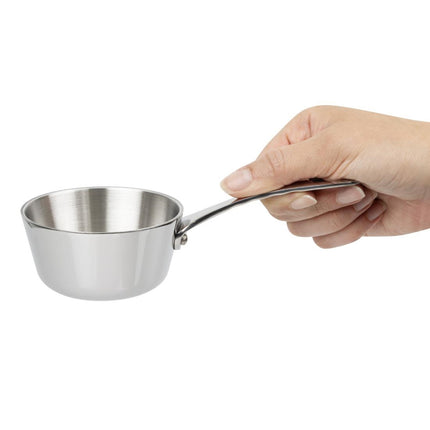Mini Stainless Steel Induction Saute Pan 8cm | Vogue Triwall 8