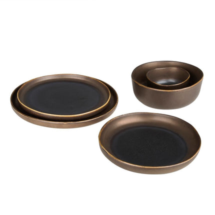 Ochre Deep Bowls 170mm 900ml Set of 6 | Olympia 6