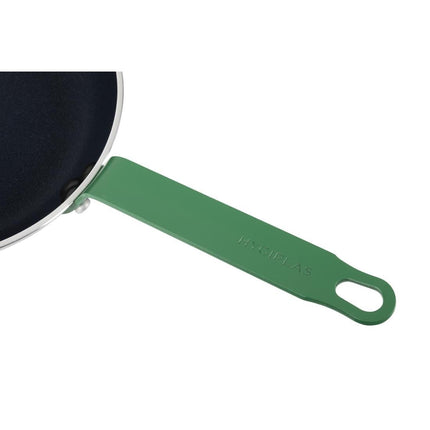 Non-Stick Frying Pan 240mm with Green Handle | Hygiplas Teflon Platinum Plus 5