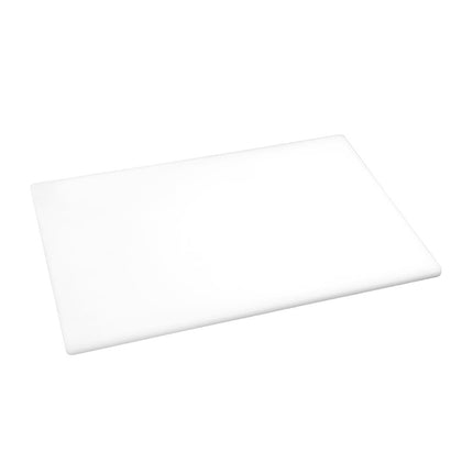 Antibacterial LDPE Cutting Board White 450x300x10mm | Hygiplas 5