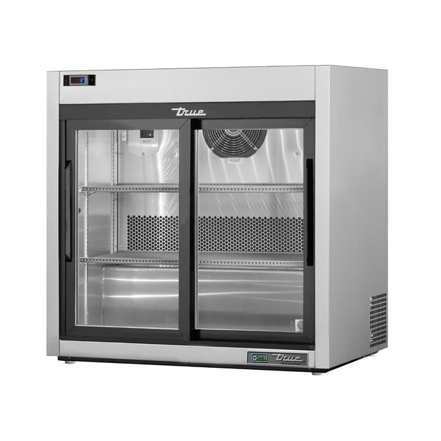 Sliding Door Display Refrigerator | True TSD-09G-HC-LD