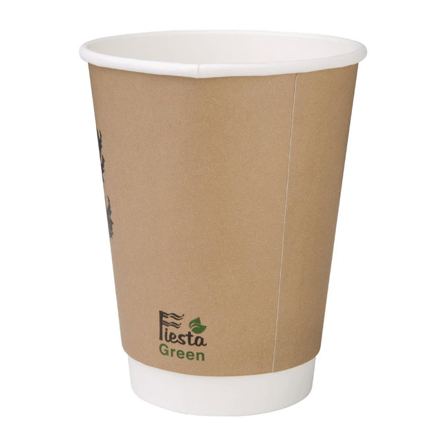 Compostable Double Wall Coffee Cups | Fiesta | 35.5cl 2