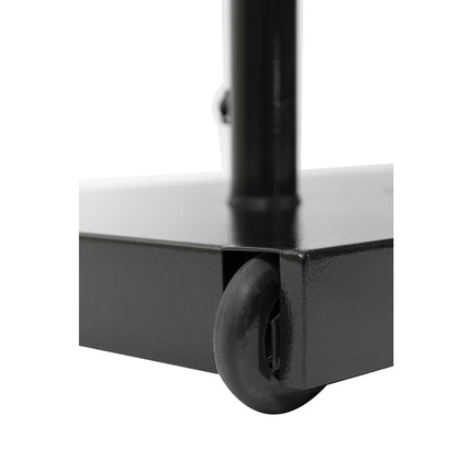Securit Teak Black Coated LED Information Display 8xA4 with Mast and Base 9