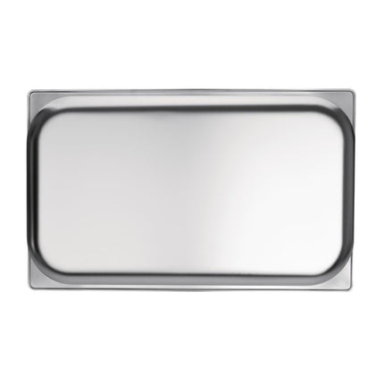 Stainless Steel GN 1/1 Gastronorm Pan 150mm Depth | Vogue 3