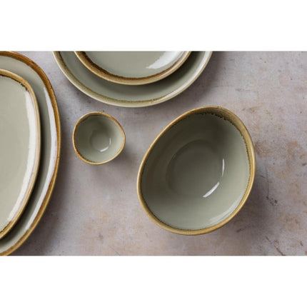 Mos Green Kiln Porcelain Dipping Bowls 7 cm | Olympia | 12 Pieces 4