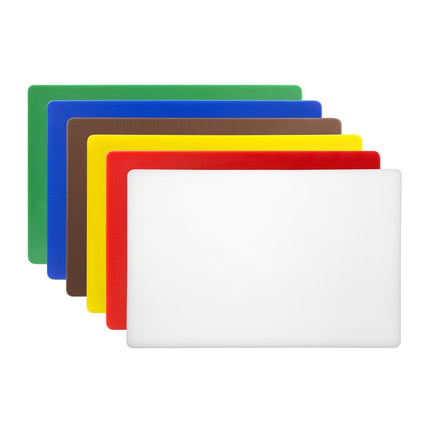 Hygiplas LDPE Colour-Coded Cutting Board Set 455x305x20mm