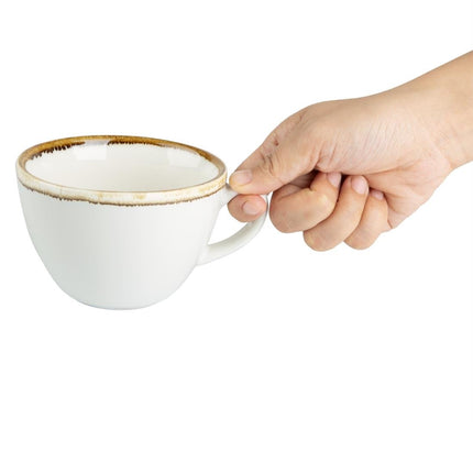 Olympia Kiln Large Cups | Chalk White | 340ml | Set of 6 4