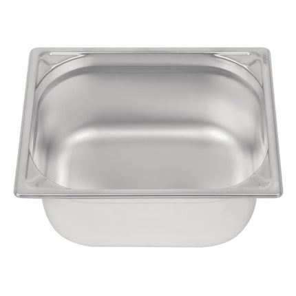 Stainless Steel GN 1/2 Container 150mm Depth | Vogue 3